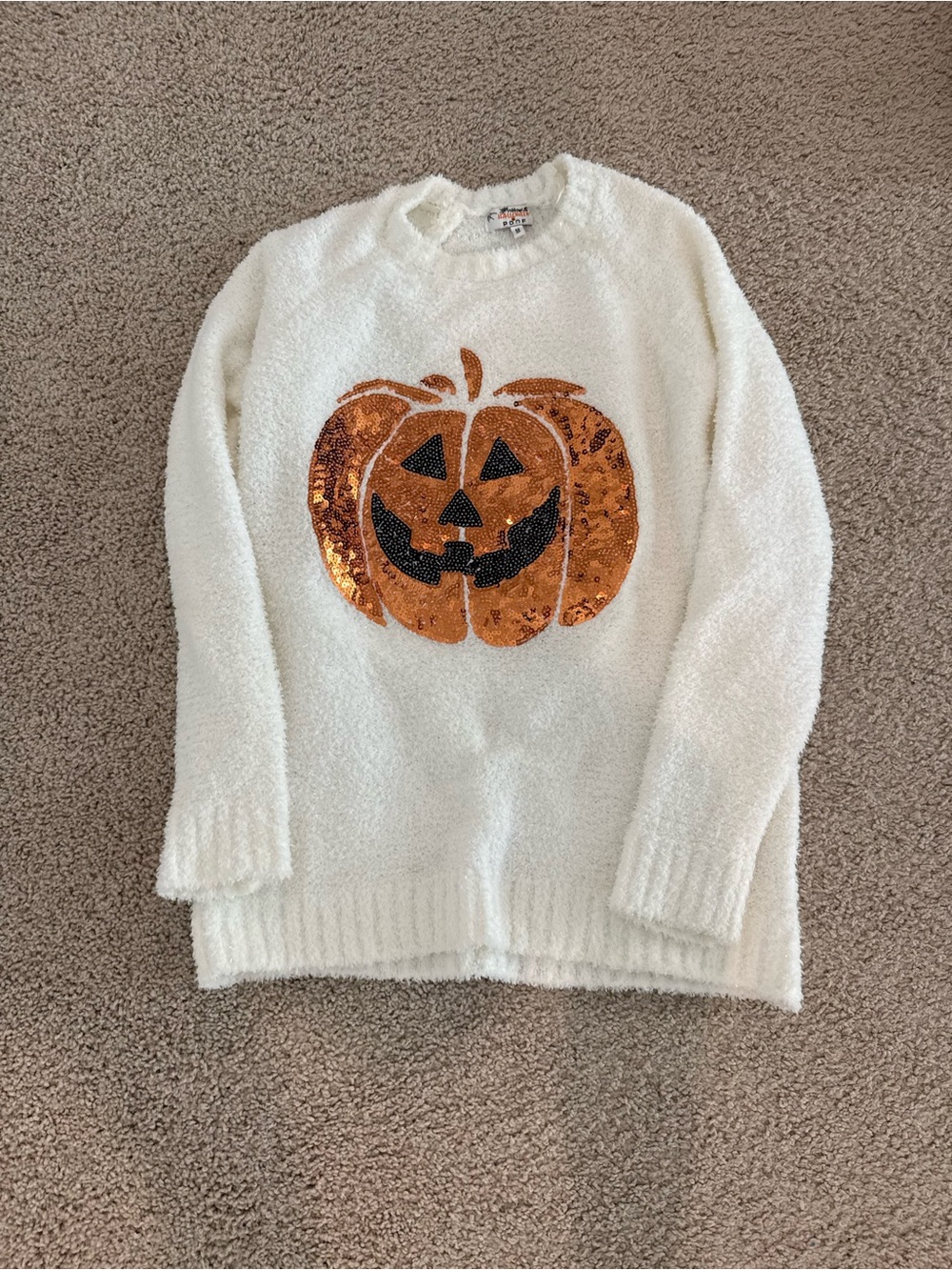 Sparkle pumpkin sweater